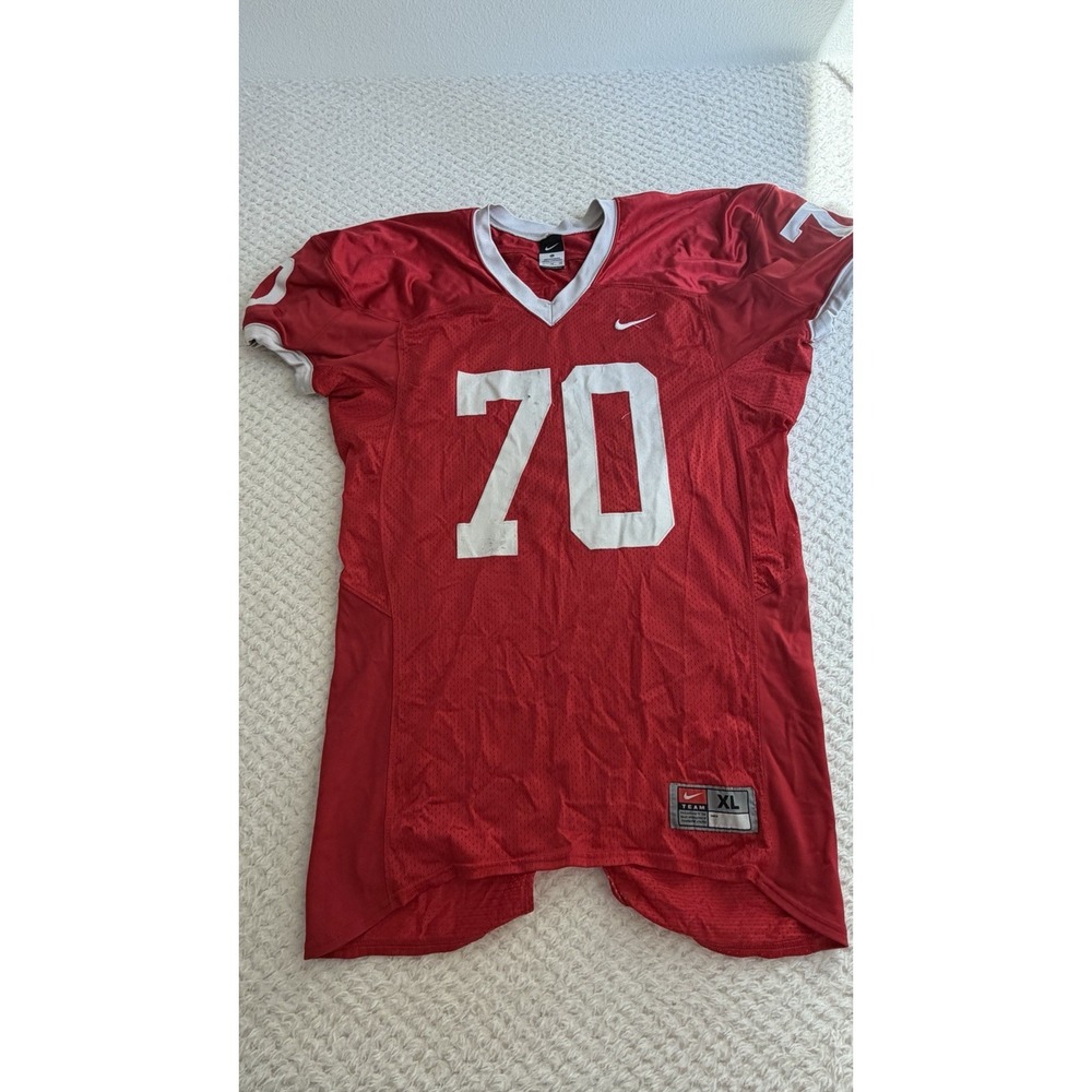 Nike Mens Extra Large Red Practice Football Jersey 70